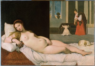 Reclining Venus, After Titian by Jean Auguste Dominique Ingres